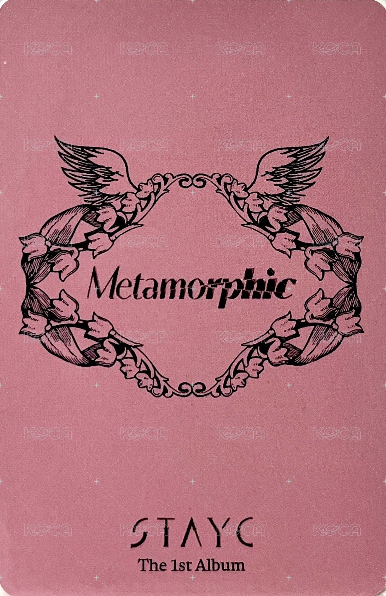 正規一 專輯卡  背面