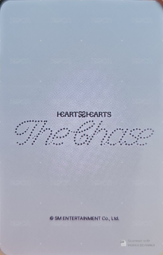 單一 dmm 簽售卡  背面