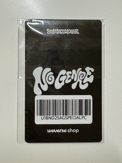 成淏 No Genre wvs 線下 簽售卡 