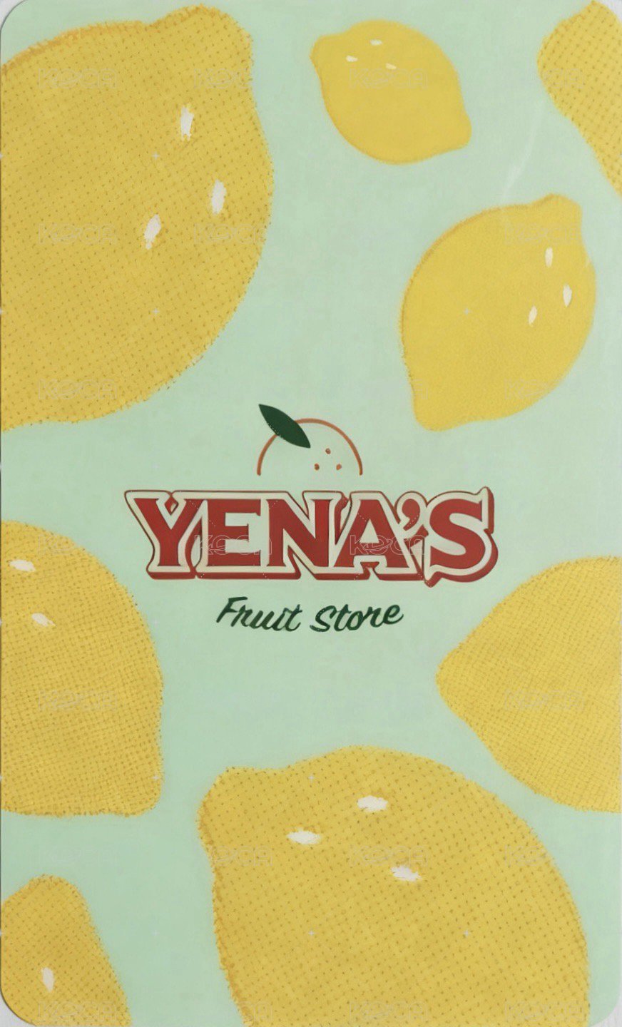 23‘年曆 el 特典卡 檸檬 背面