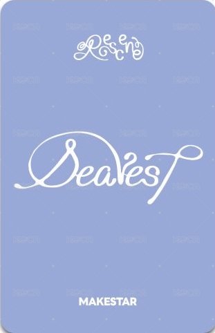 Dearest ms 2.0線上 簽售卡 畫家 背面