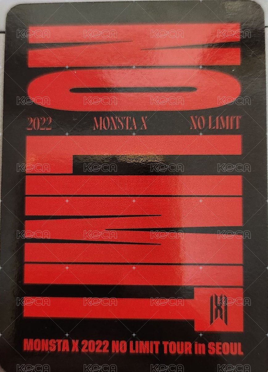 2022巡演首爾場 周邊卡 隨機卡包 背面