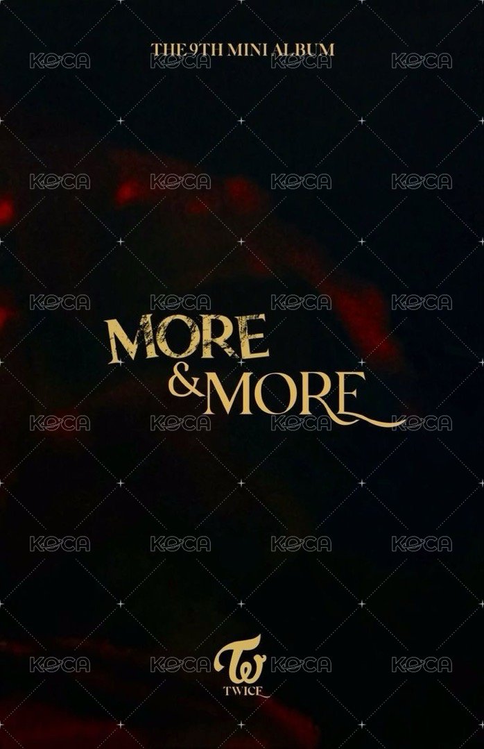 MORE & MORE 專輯卡 TWICE 彩瑛 more&more 專卡 背面