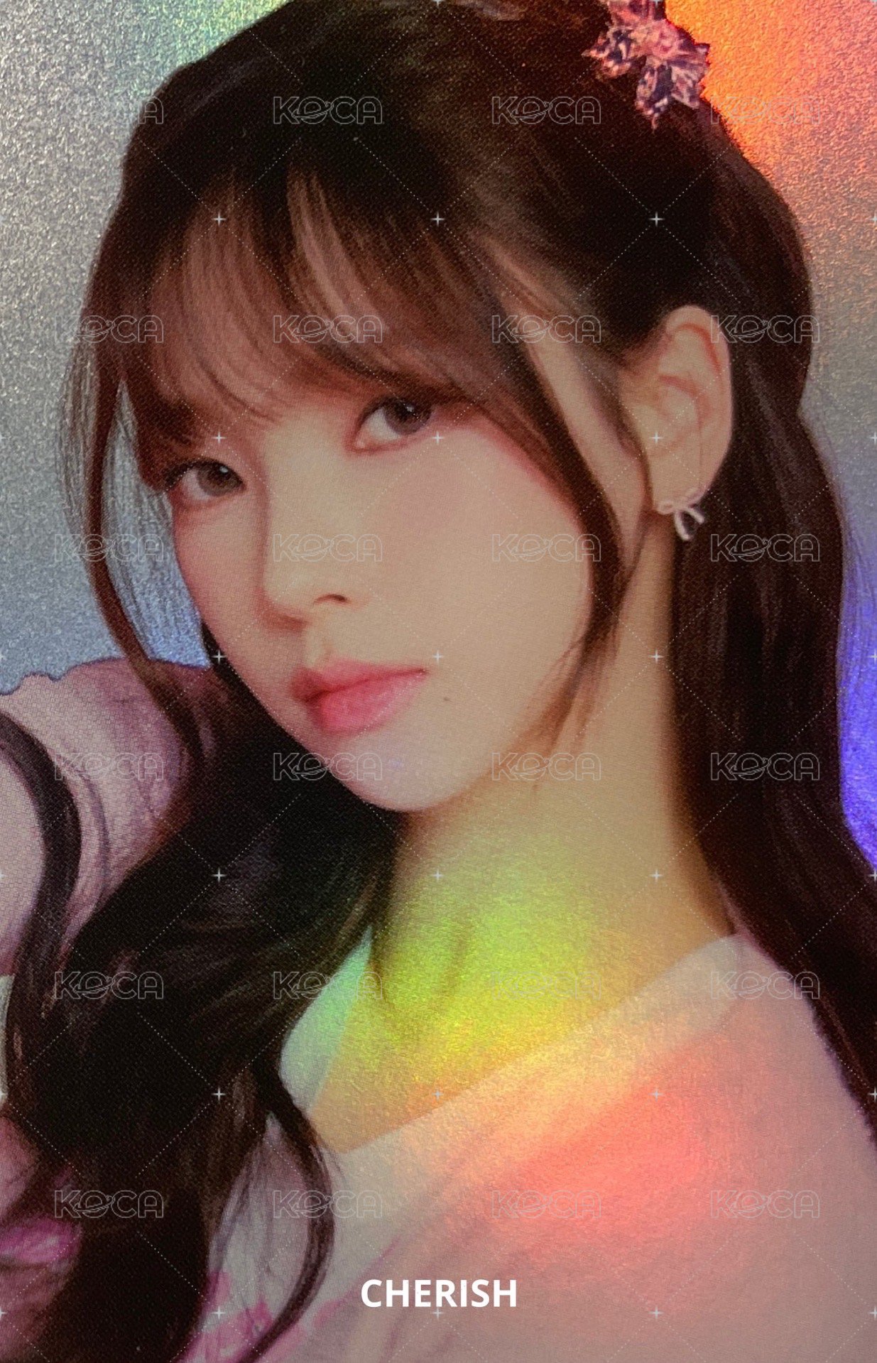 ctmi 周邊卡 髮圈閃卡柚 正面