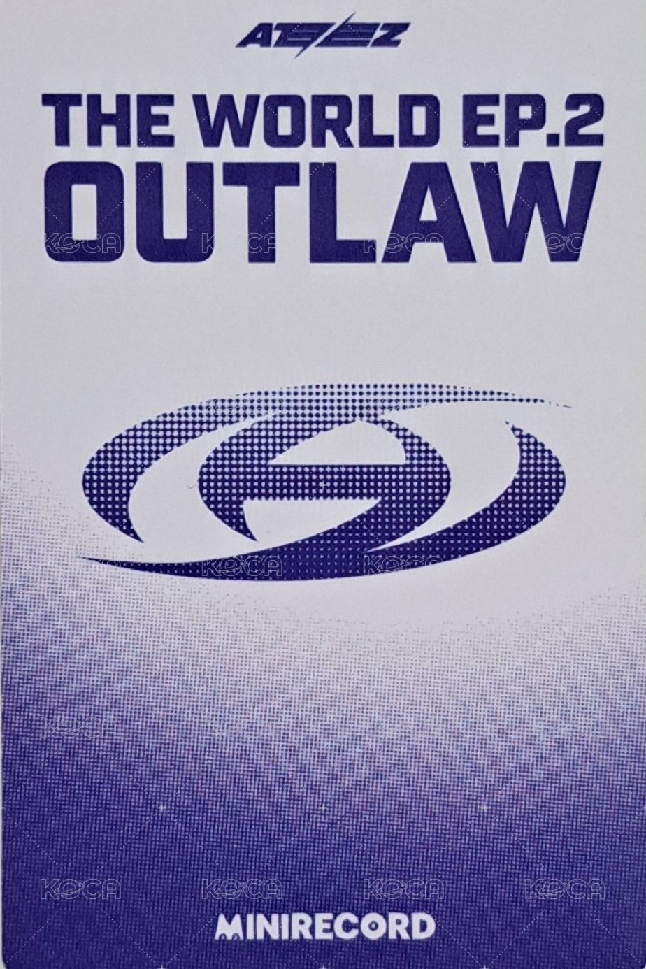 OUTLAW MINIRECORD 6.0 幸運卡 2023臺灣場造型 背面