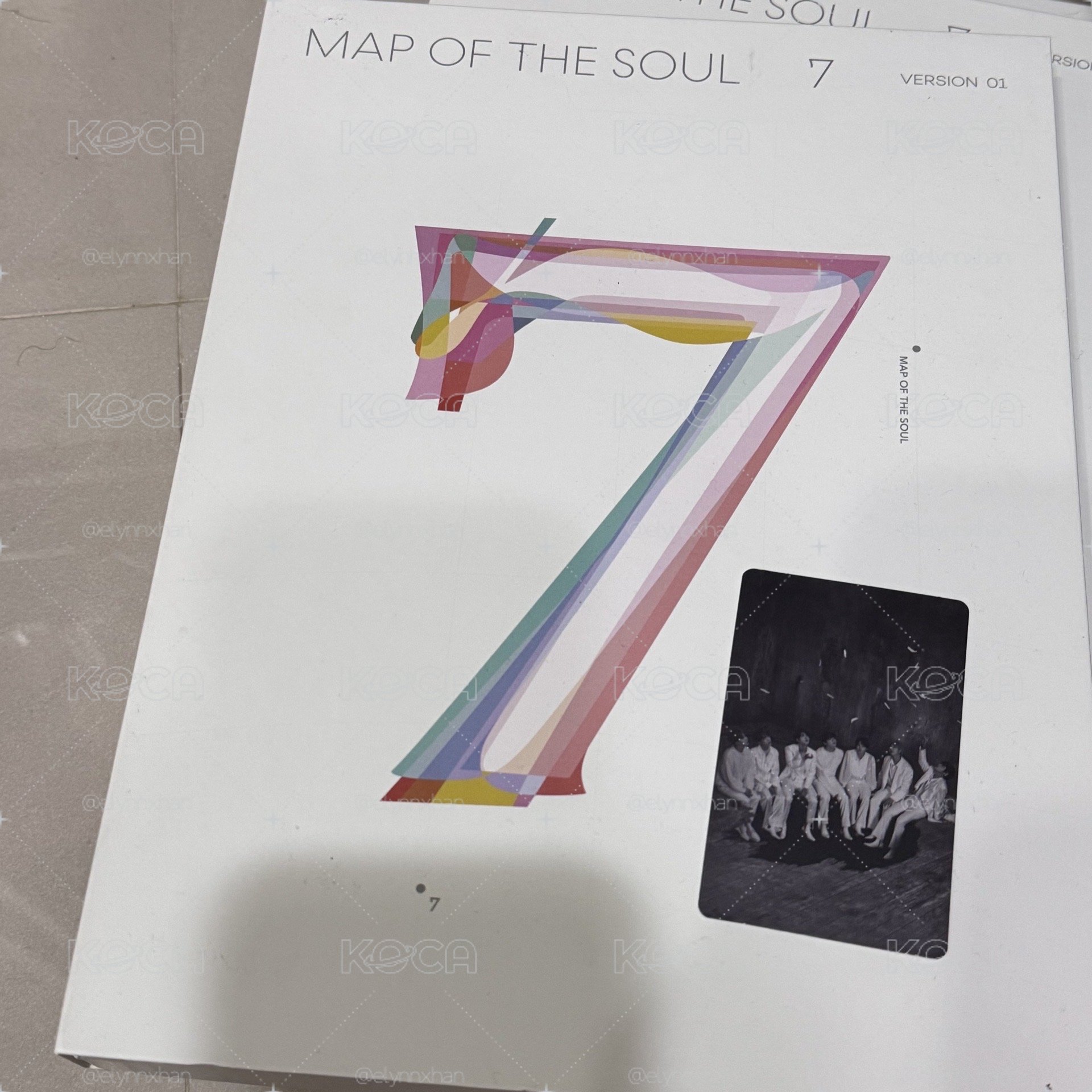 BTS防彈少年團 map of the soul:7 團卡