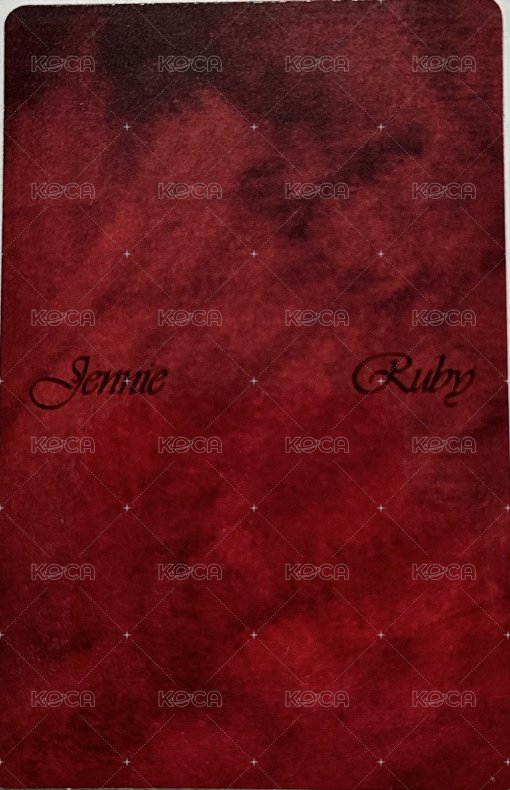 Ruby 專輯卡 jane ver. 背面