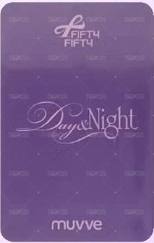 Day & Night mu 線上4.0 簽售卡 團體通話 背面