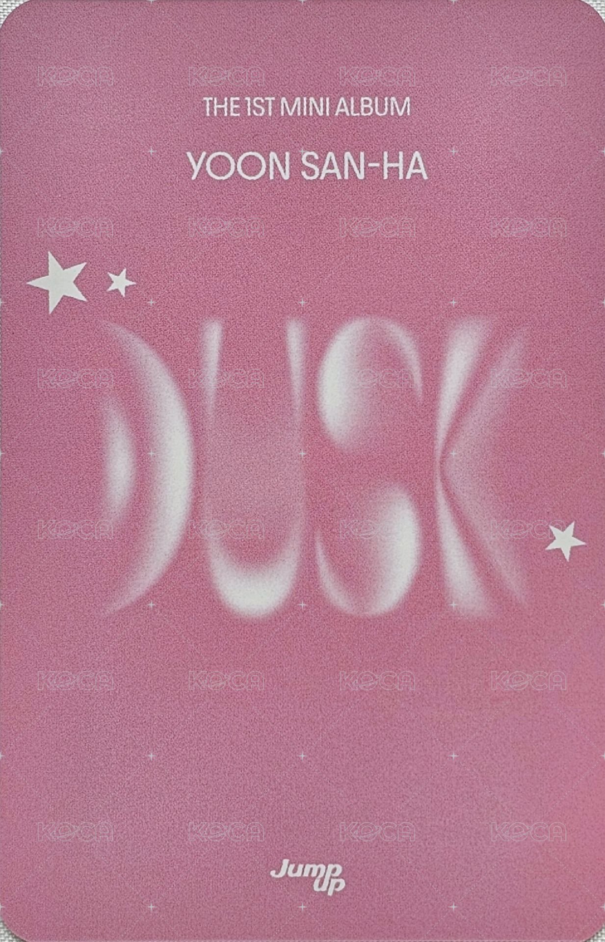 DUSK ju vc 2.0 簽售卡  背面