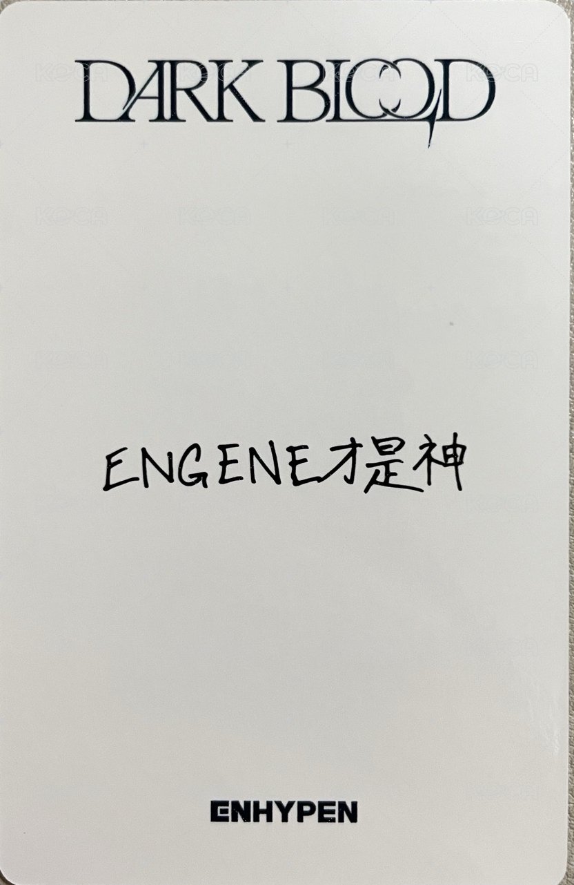 迷四 yzy 5.0 簽售卡 青島簽售中背 背面