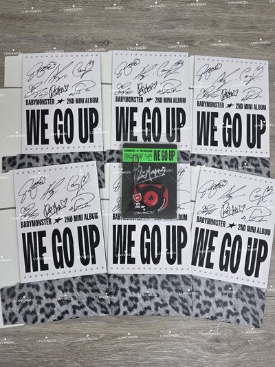 WE GO UP yg 快閃店 專輯 全員親簽外盒