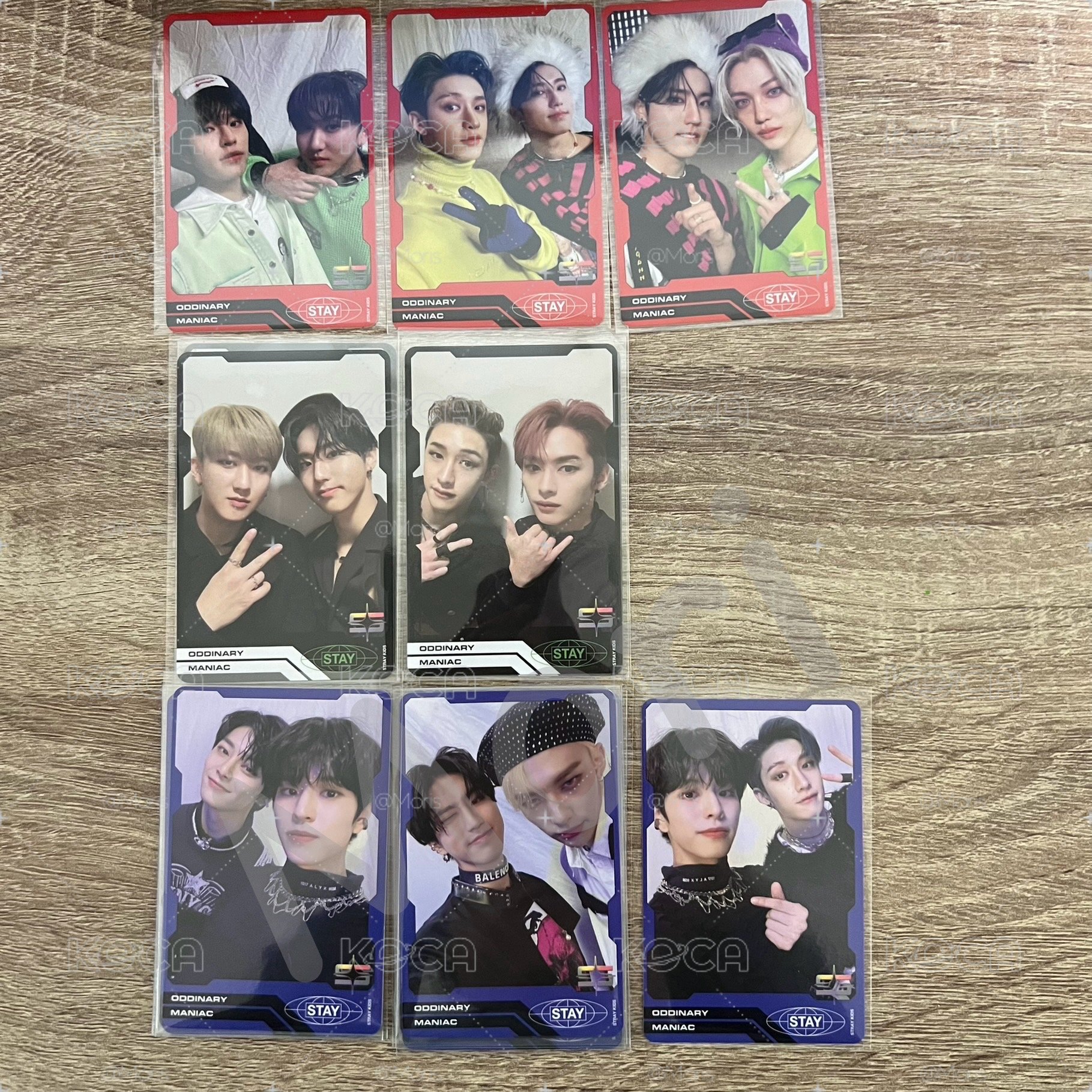 Stray kids Oddinary 雙人卡 小卡