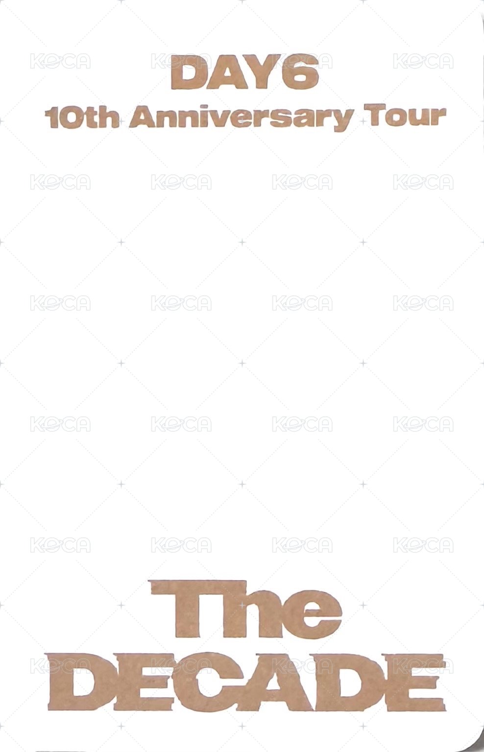 高陽場 Day2 入場卡 / 場限卡  背面