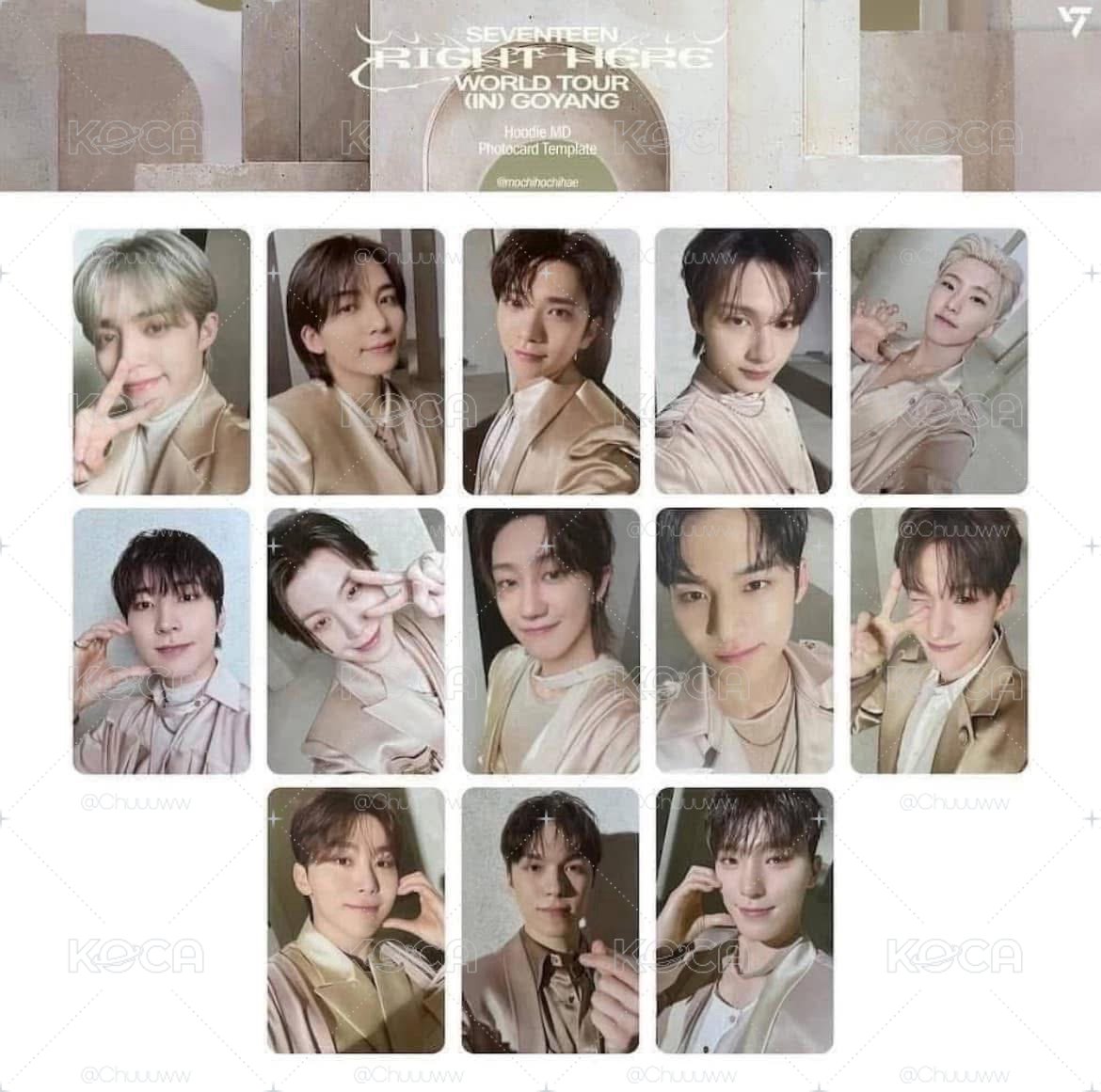 Seventeen Right here 高陽場外套卡