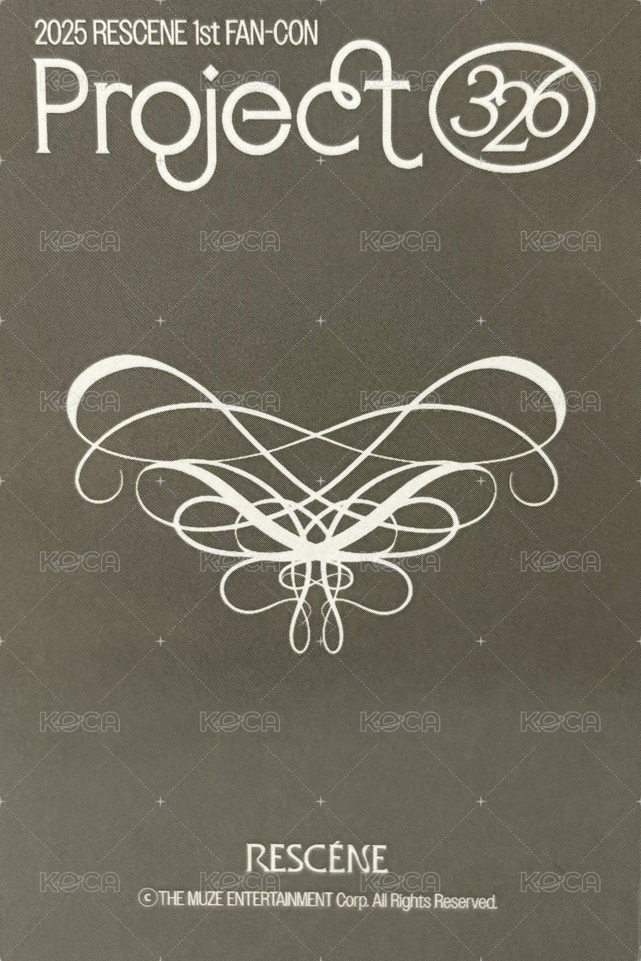 Project 326 wm 周邊卡 衣服卡 背面