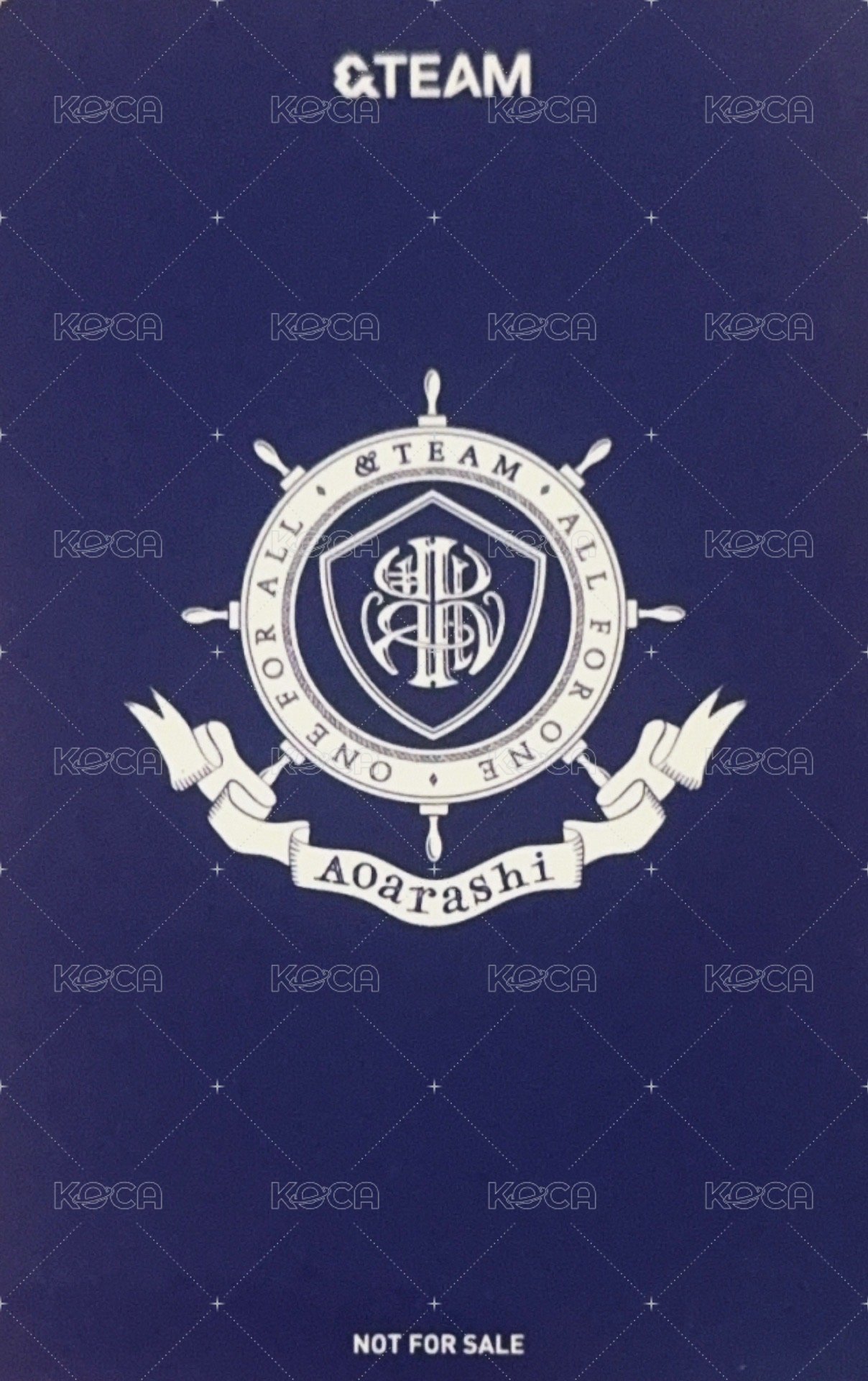 青嵐 (Aoarashi) 日咖 1.0 幸運卡  背面