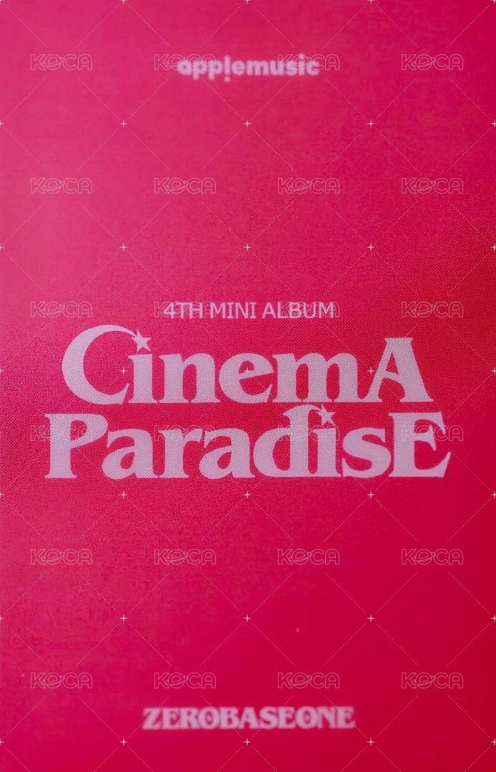 迷四 am 1.0 特典卡 狐狸髮箍 ver. 背面