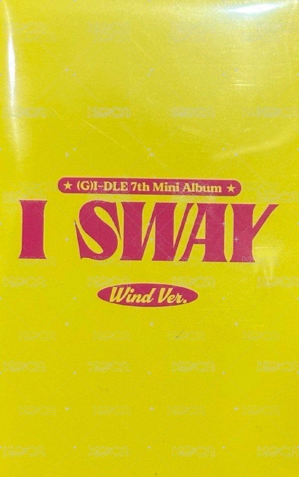 I SWAY 專輯卡  背面