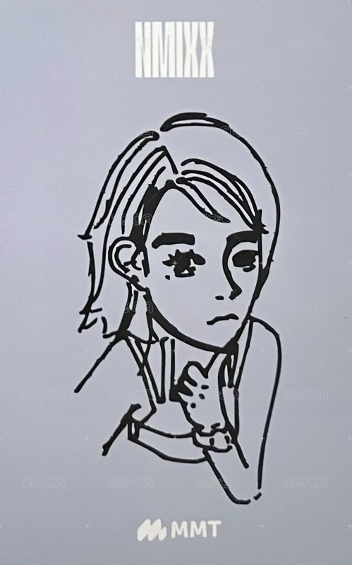 FORWARD mmt 簽售卡 愚人節裴 背面