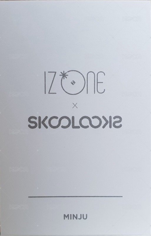 校服 代言卡  背面