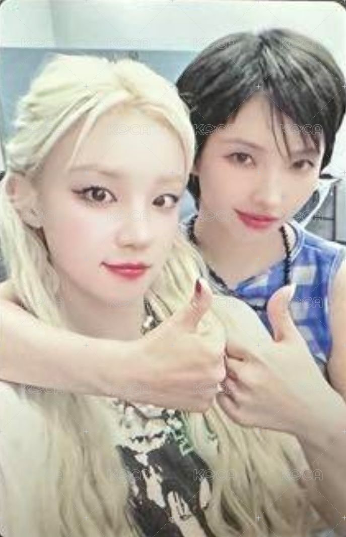 i-dle 日咖 分隊卡 特典卡 卷餅 正面