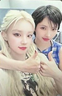 i-dle 日咖 分隊卡 特典卡 卷餅