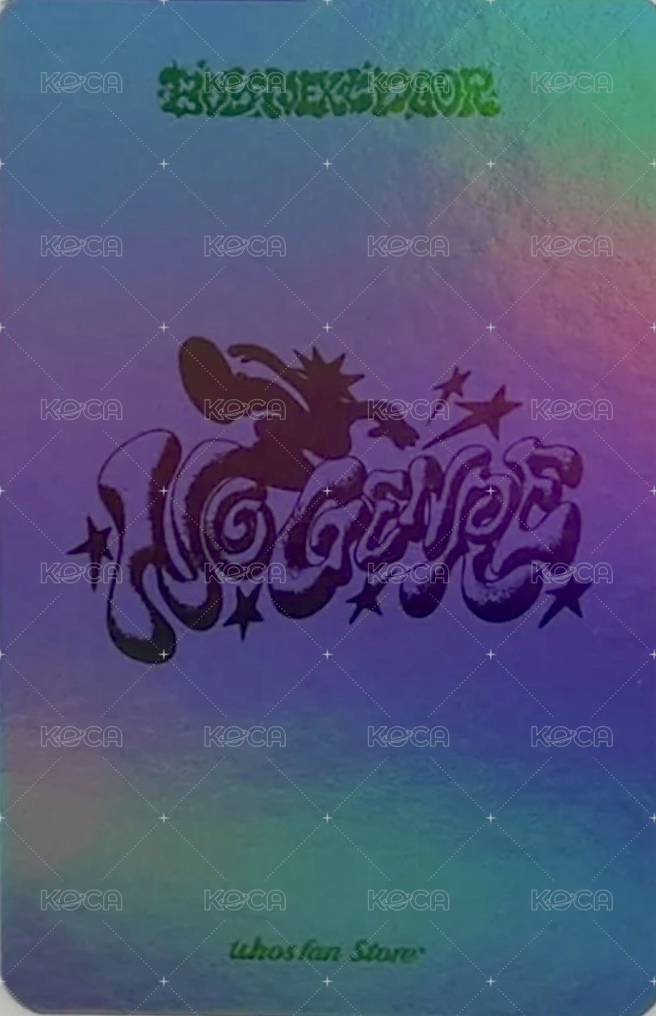 No Genre wf 預售 特典卡 閃卡 5 背面