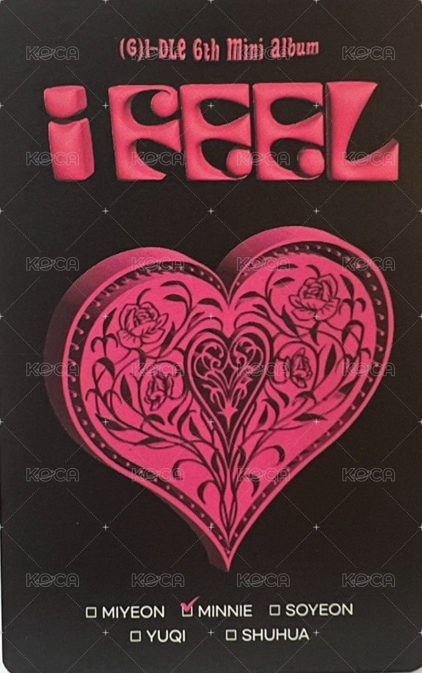 I feel 專輯卡  背面