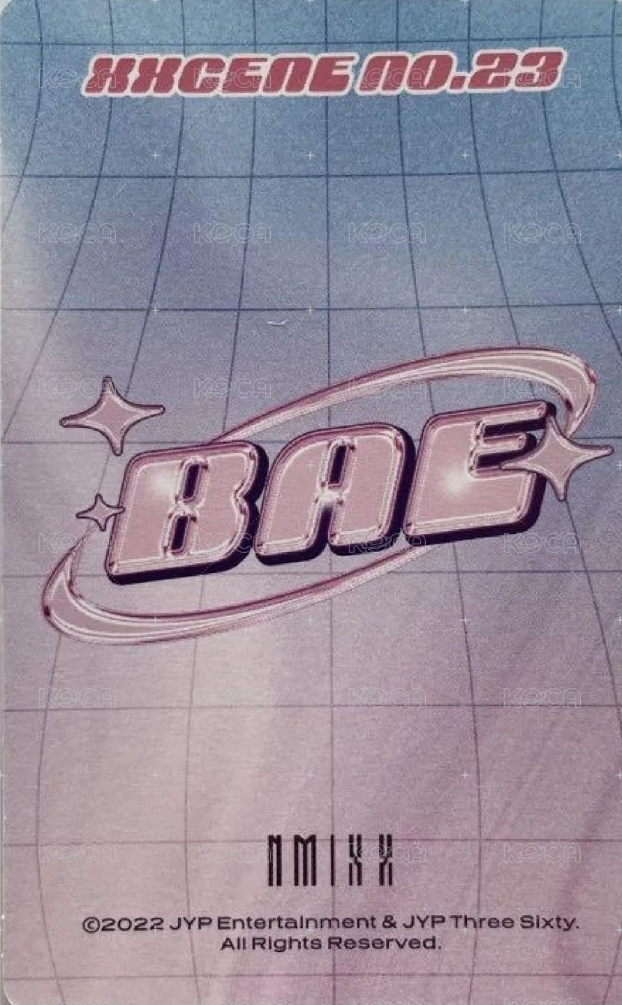 2023年曆 年曆卡 固配 背面