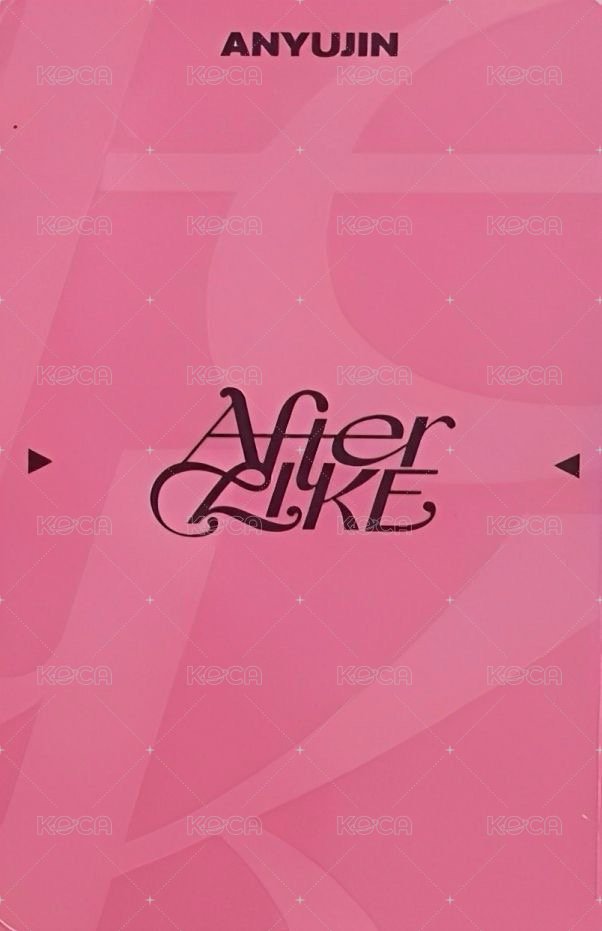 After LIKE 星船 特典卡  背面