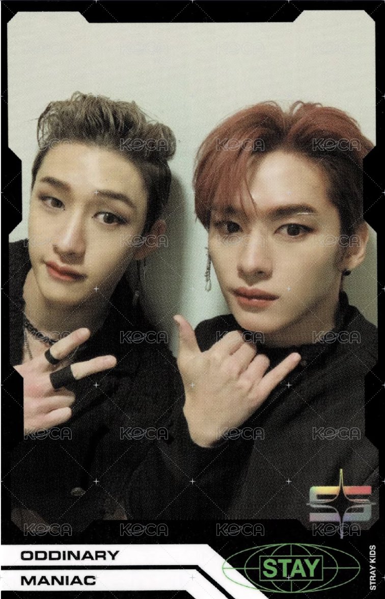 ODDINARY 專輯卡 黑版雙人卡 正面