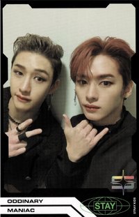 ODDINARY 專輯卡 黑版雙人卡