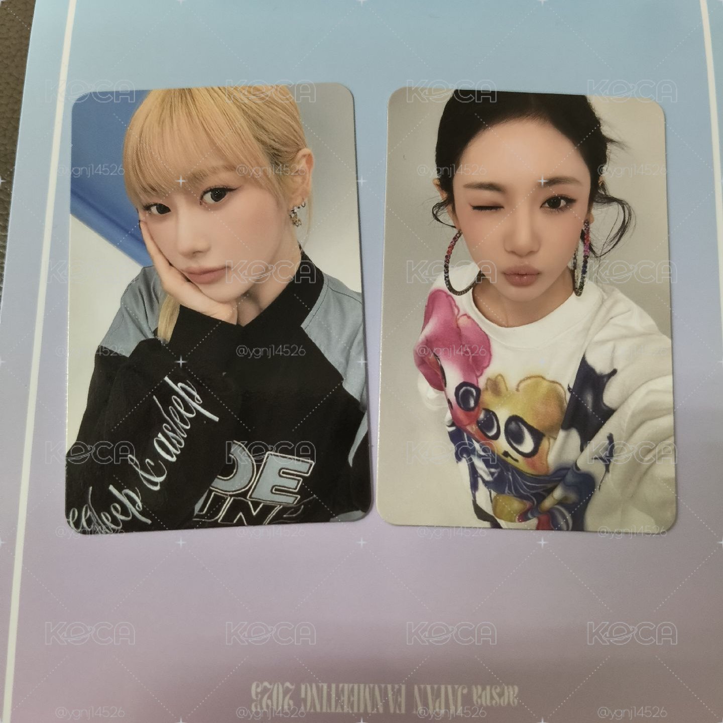 aespa 年曆後續娃娃卡 Giselle 寧寧