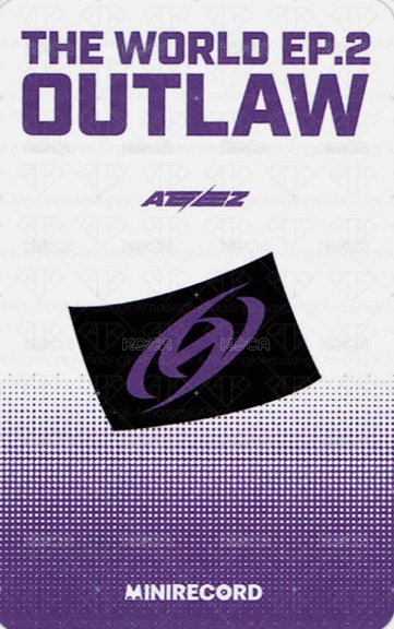 OUTLAW MINIRECORD 4.0 幸運卡  背面