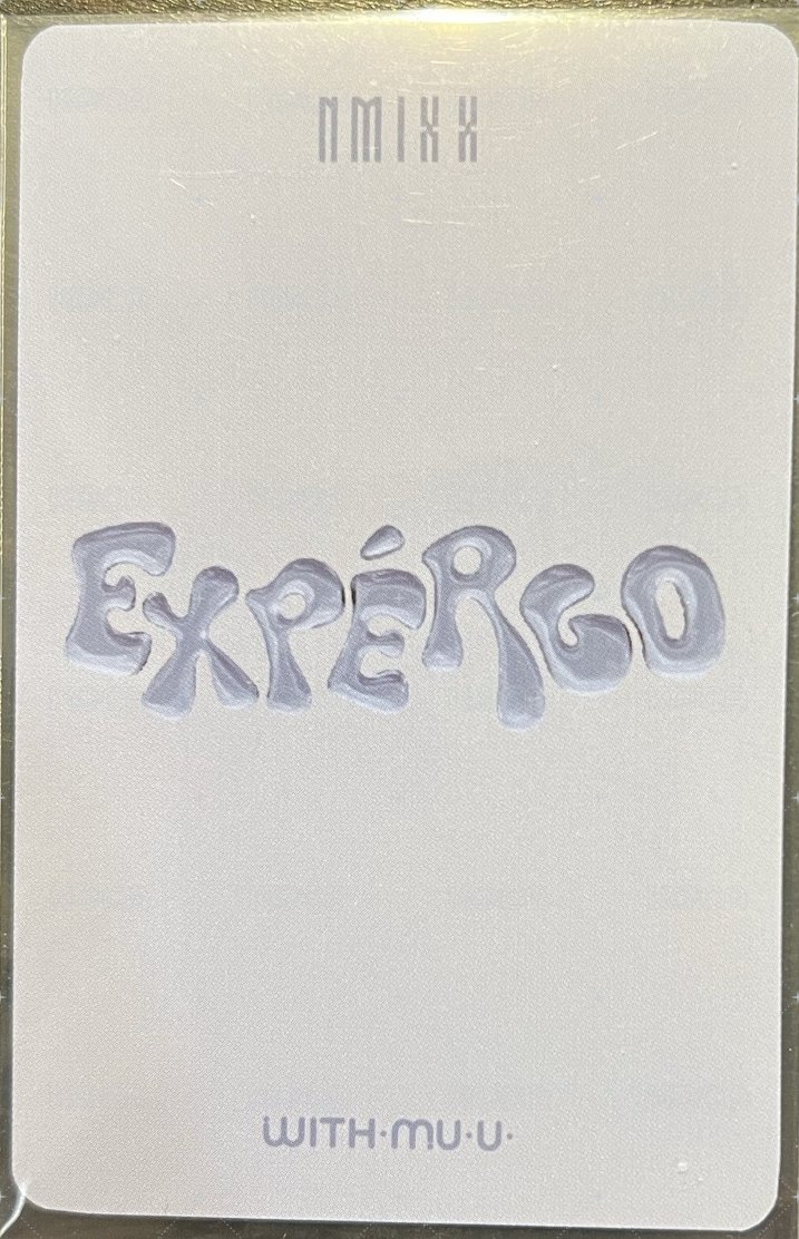 expérgo wm 線上 1.0 簽售卡 私服2 背面