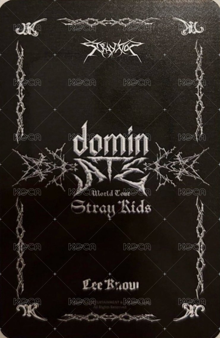 3rd 世巡 線下 滿額卡  背面