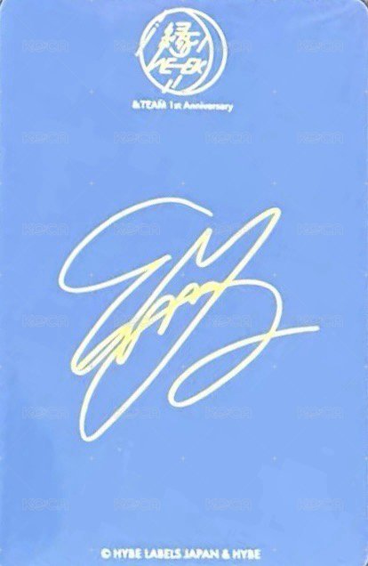 縁DAY 周邊卡 1週年 相框卡 背面