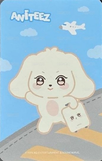 ANITEEZ IN THE CALLING 周邊卡 PVC LUGGAGE TAG 背面