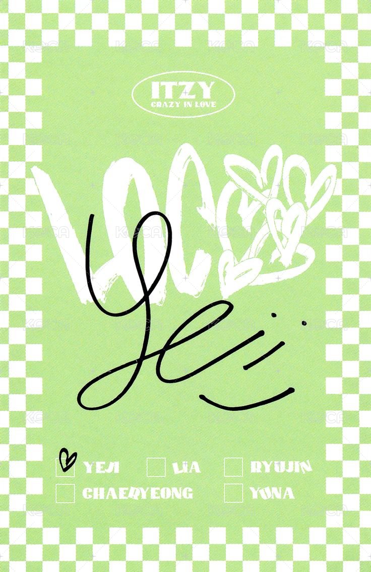 CRAZY IN LOVE 專輯卡  背面