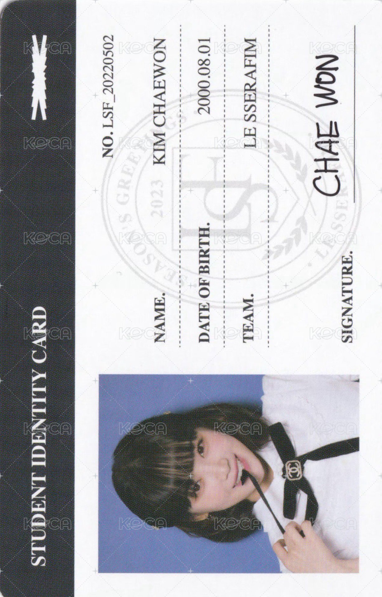 23’年曆 年曆卡 ID卡 正面