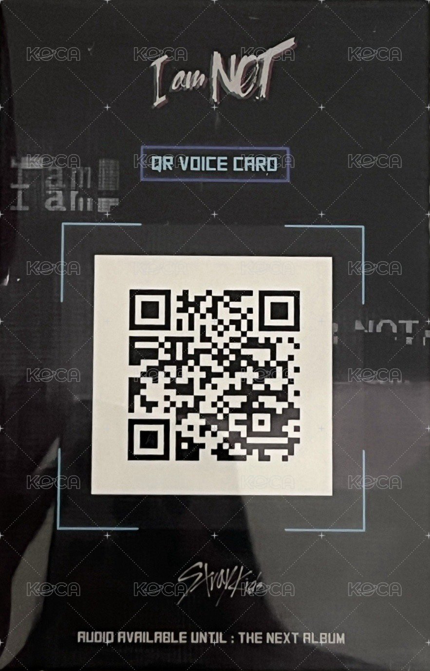 I am NOT 專輯卡  背面