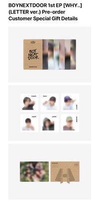 WHY.. wvs 單封特典