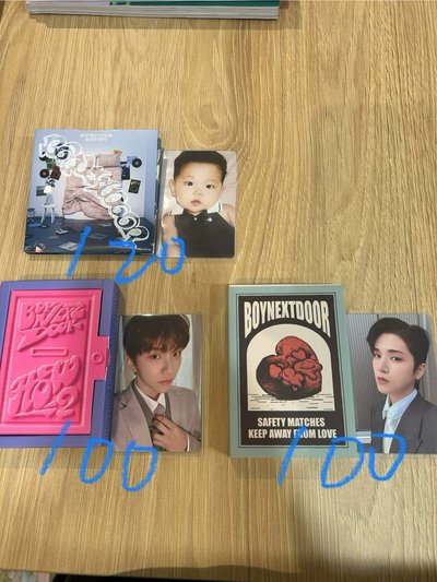 BND boynextdoor  漢泰山 漢東旼 金雲鶴 明宰鉉 金桐儇 李涵 小卡 專 出道專 電子專