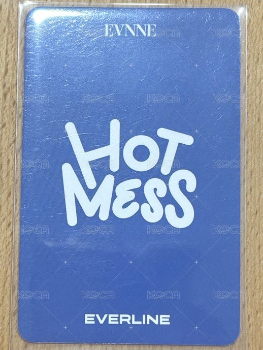 HOT MESS el 簽售卡  背面