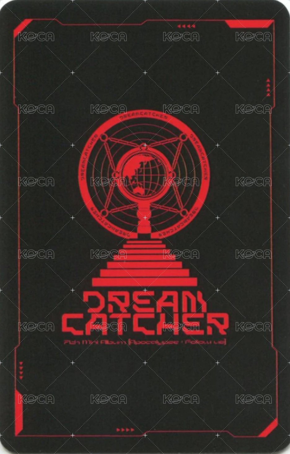 迷你七輯 k4 簽售卡  背面