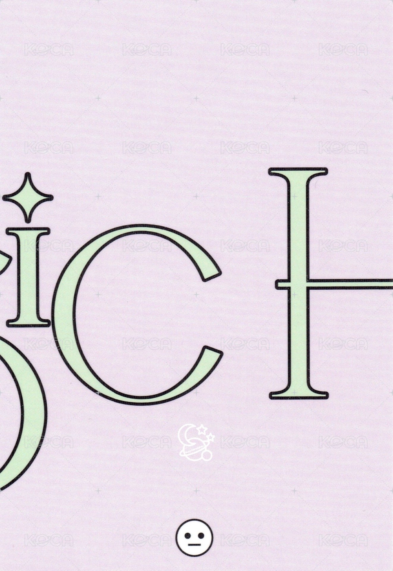 迷五 專輯卡 Tape ver.預售禮 背面