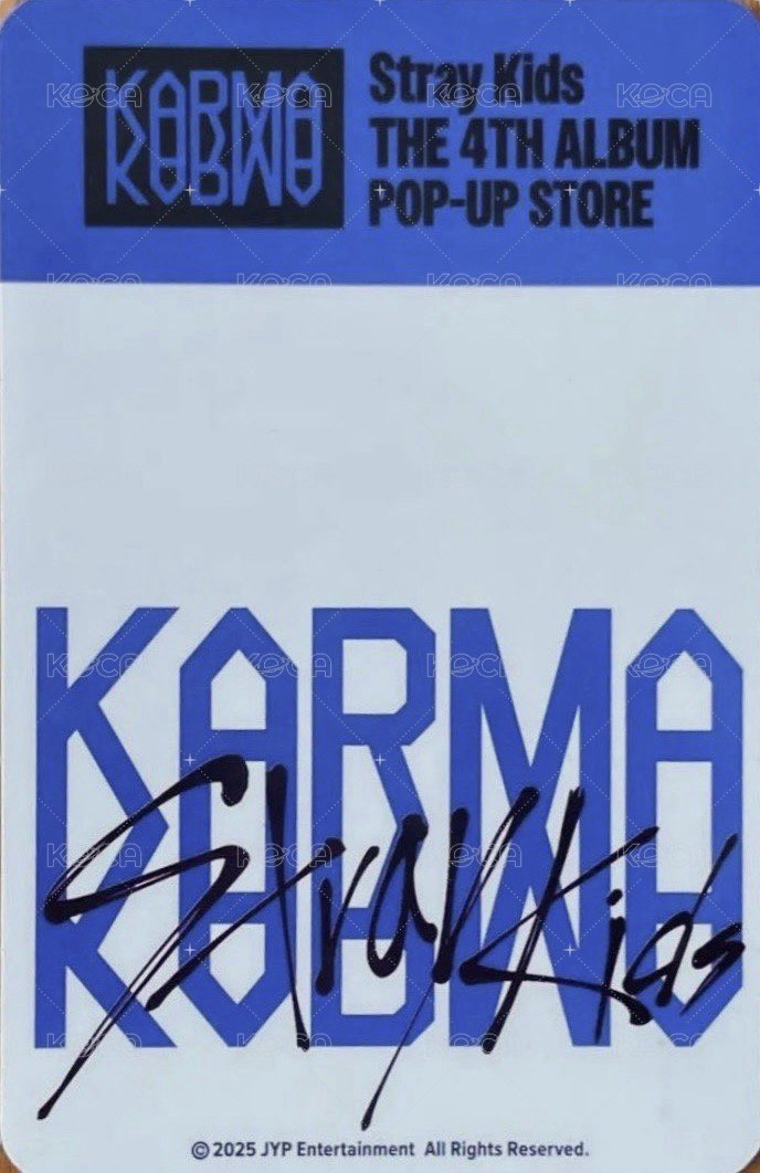 KARMA 快閃店   1.0 幸運卡  背面