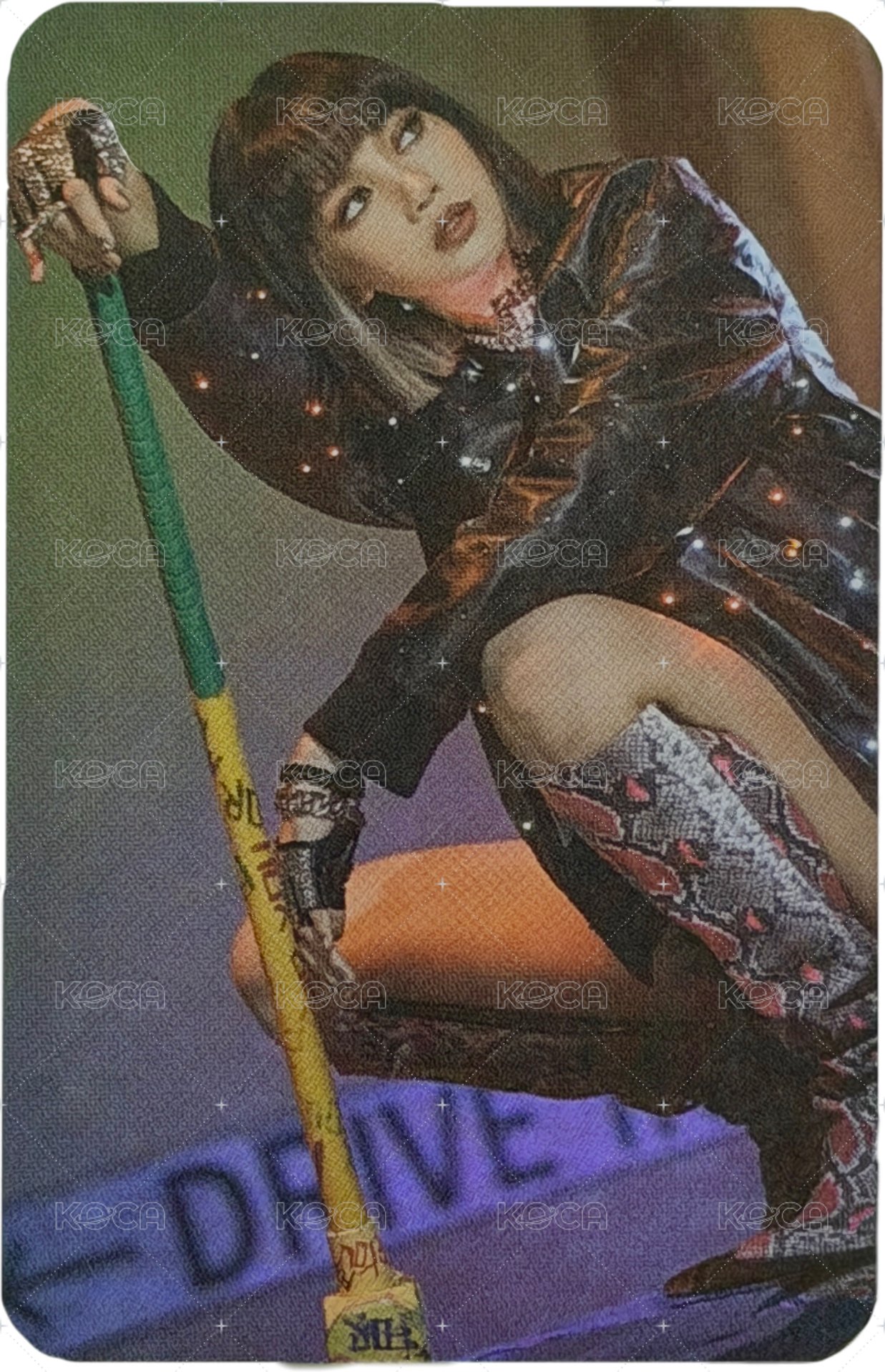 THE SHOW 周邊卡 the show歌詞卡 正面