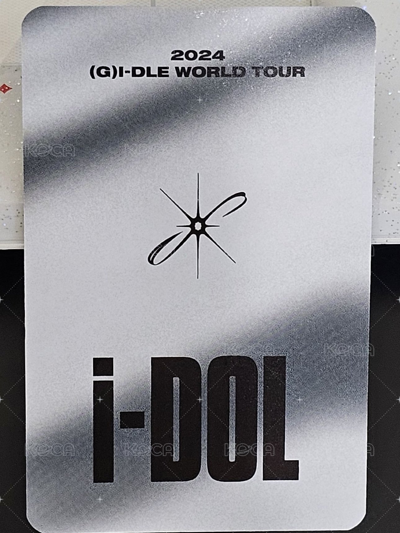 24’演唱會 iDOL 周邊卡 卡冊雙人卡 背面