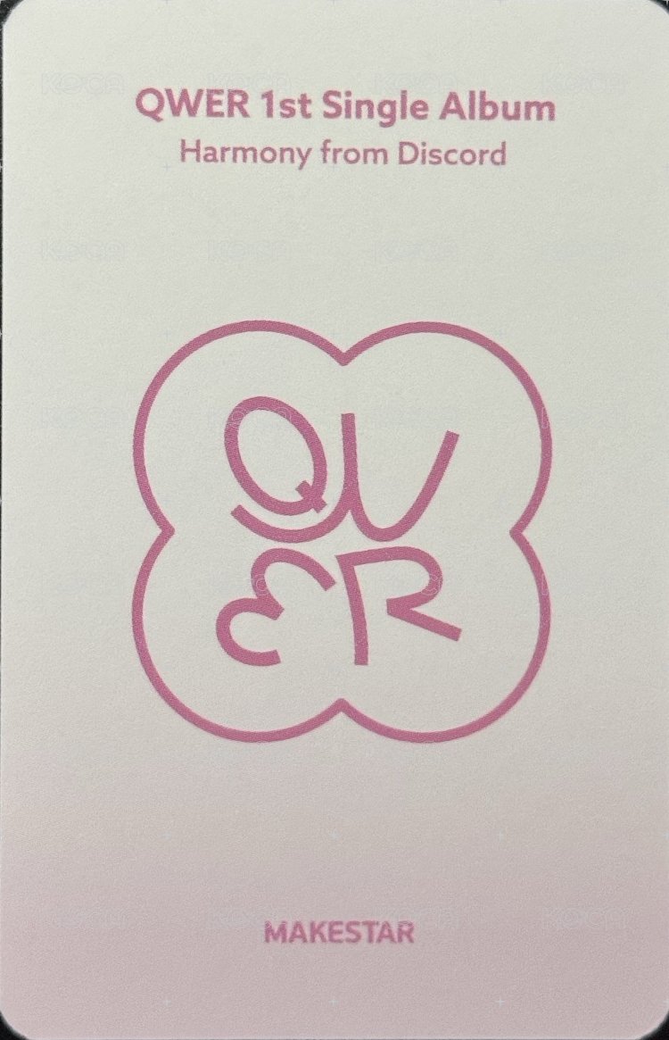 出道 ms 線下1.0 簽售卡  背面